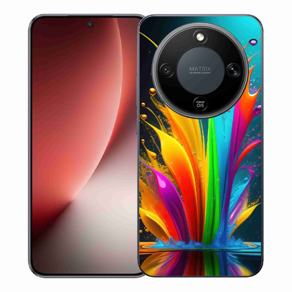 Gelový kryt mmCase na Honor Magic 8 Lite 5G - abstraktní motiv 1