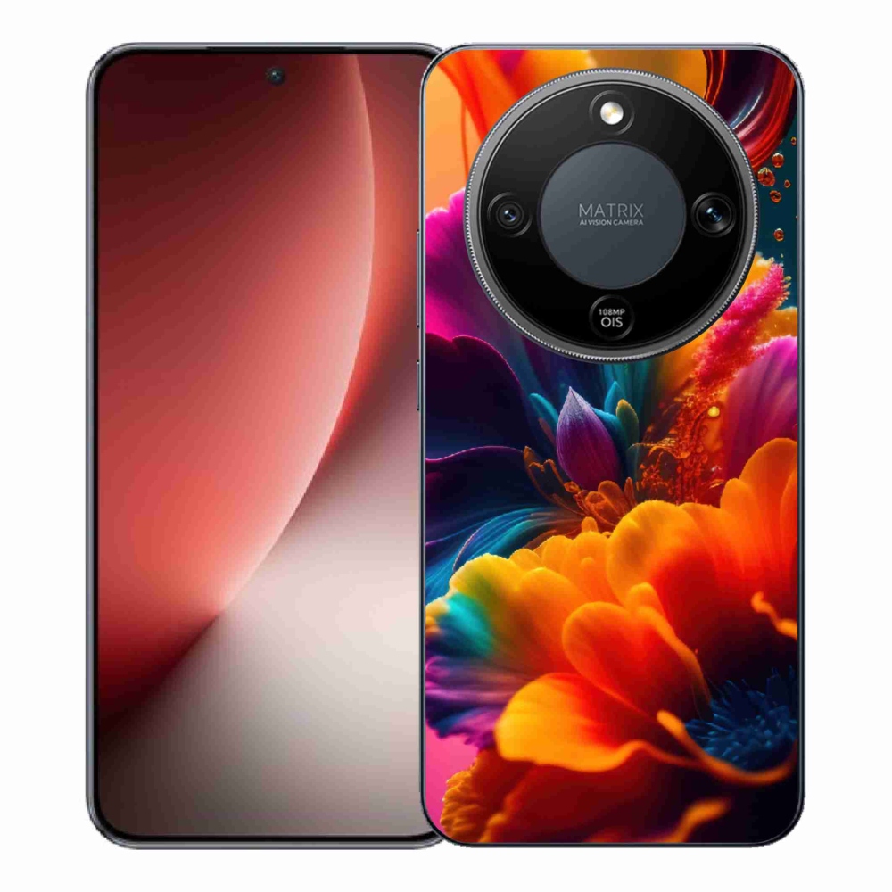 Gelový kryt mmCase na Honor Magic 8 Lite 5G - abstraktní motiv 2