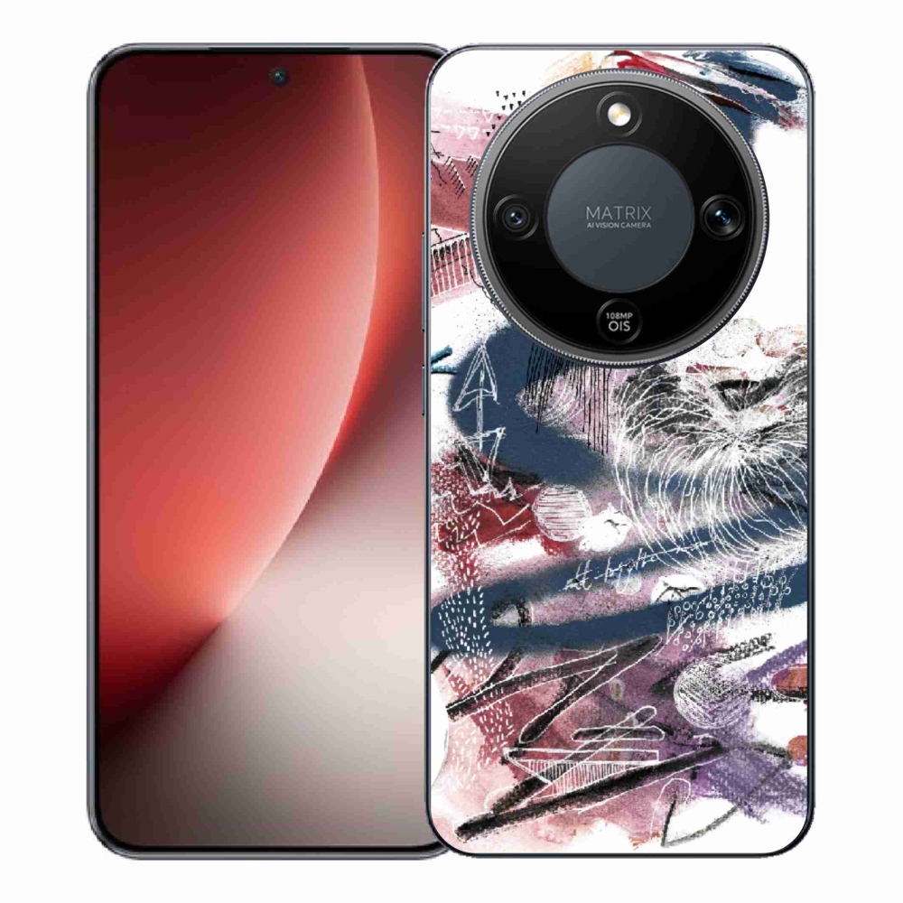 Gelový kryt mmCase na Honor Magic 8 Lite 5G - abstraktní motiv 28