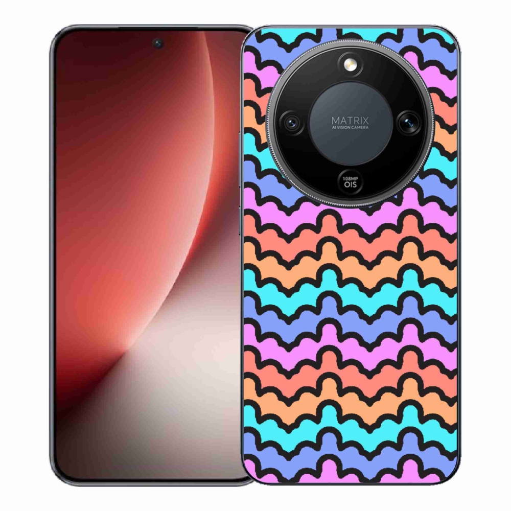 Gelový kryt mmCase na Honor Magic 8 Lite 5G - abstraktní motiv 30