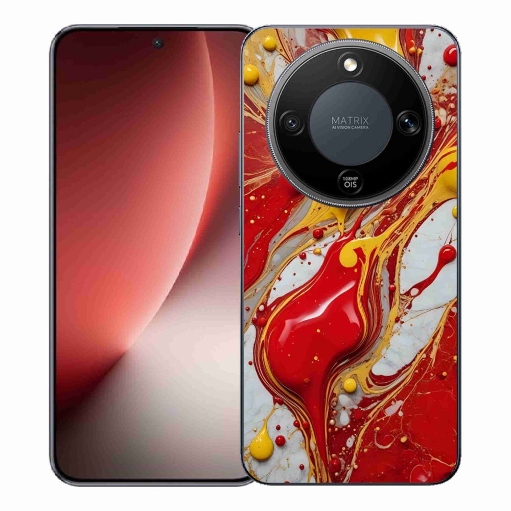 Gelový kryt mmCase na Honor Magic 8 Lite 5G - abstraktní motiv 42