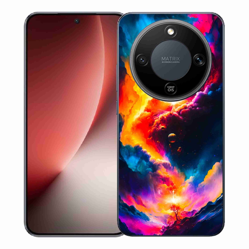 Gelový kryt mmCase na Honor Magic 8 Lite 5G - abstraktní motiv