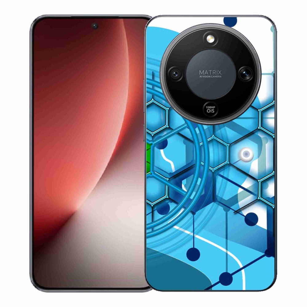 Gelový kryt mmCase na Honor Magic 8 Lite 5G - abstraktní vzor 2