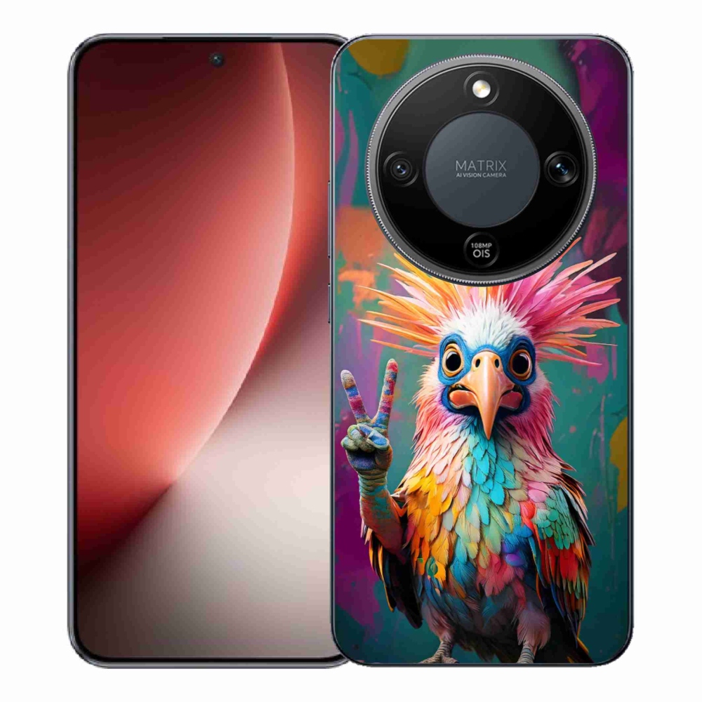 Gelový kryt mmCase na Honor Magic 8 Lite 5G - barevný rebel