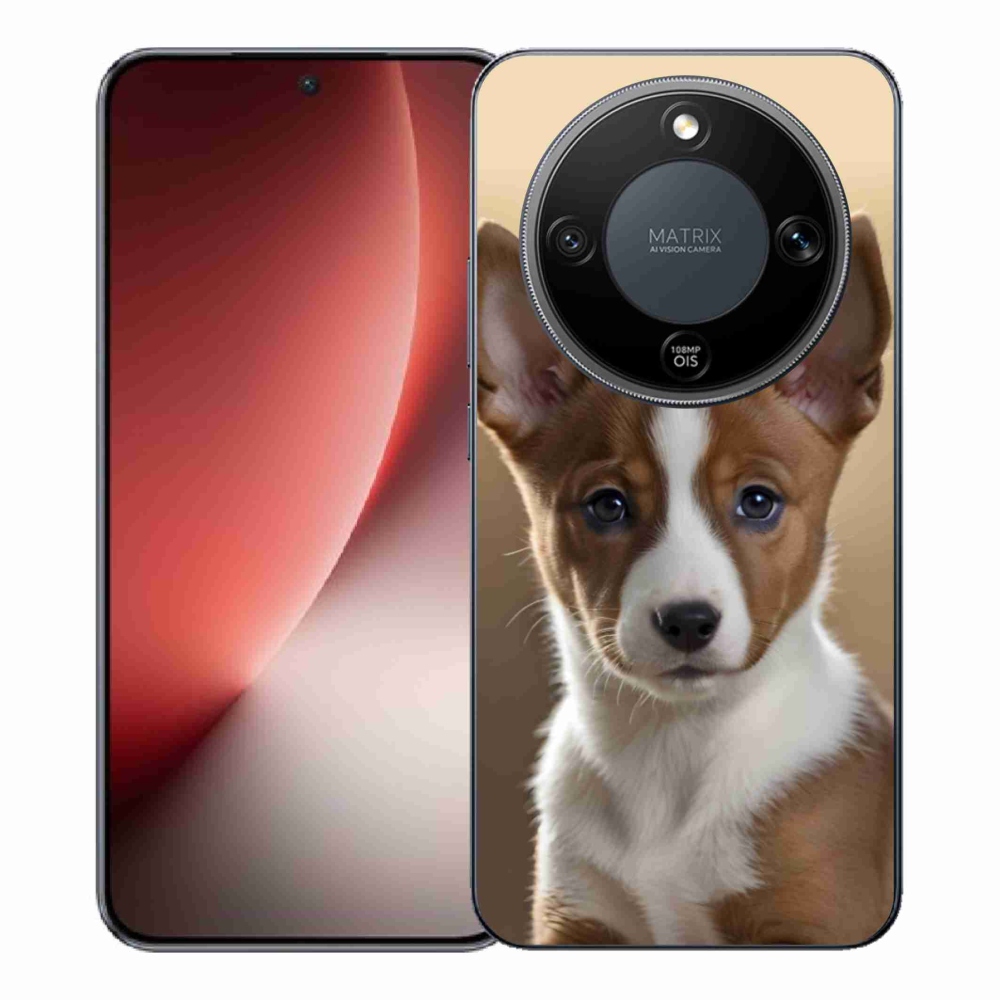 Gelový kryt mmCase na Honor Magic 8 Lite 5G - basenji