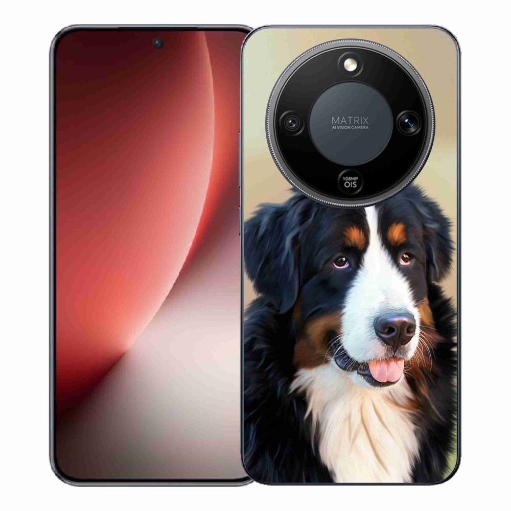Gelový kryt mmCase na Honor Magic 8 Lite 5G - bernský salašnický pes