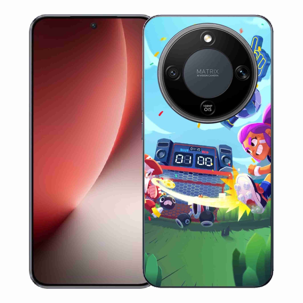 Gelový kryt mmCase na Honor Magic 8 Lite 5G - brawl stars 1