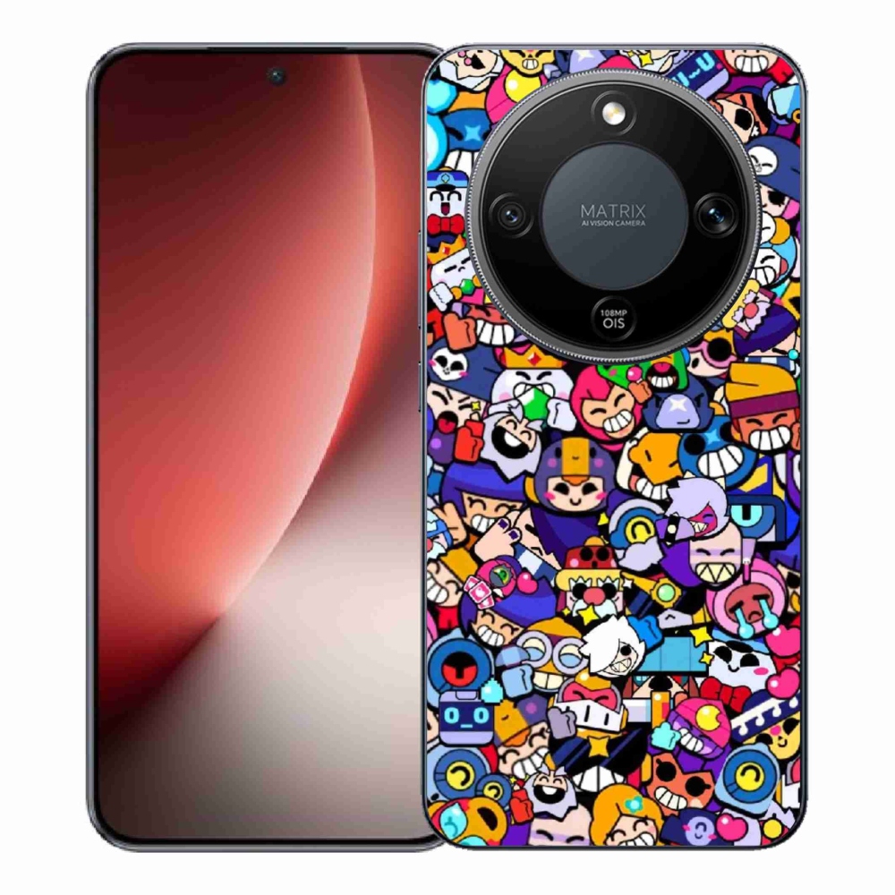 Gelový kryt mmCase na Honor Magic 8 Lite 5G - brawl stars 2