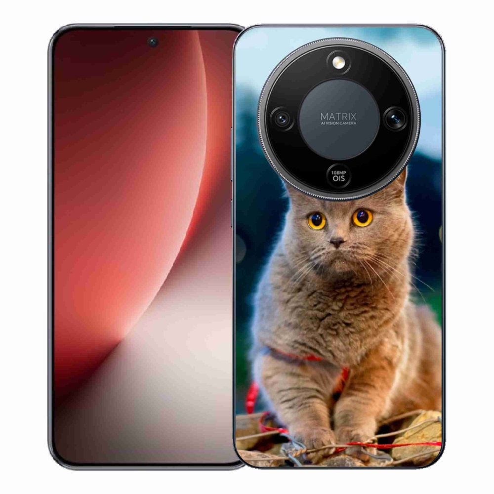 Gelový kryt mmCase na Honor Magic 8 Lite 5G - britská modrá 2