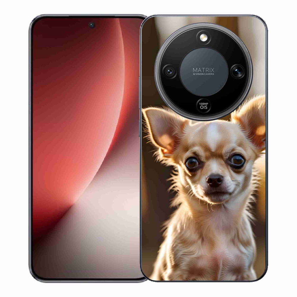 Gelový kryt mmCase na Honor Magic 8 Lite 5G - čivava 6