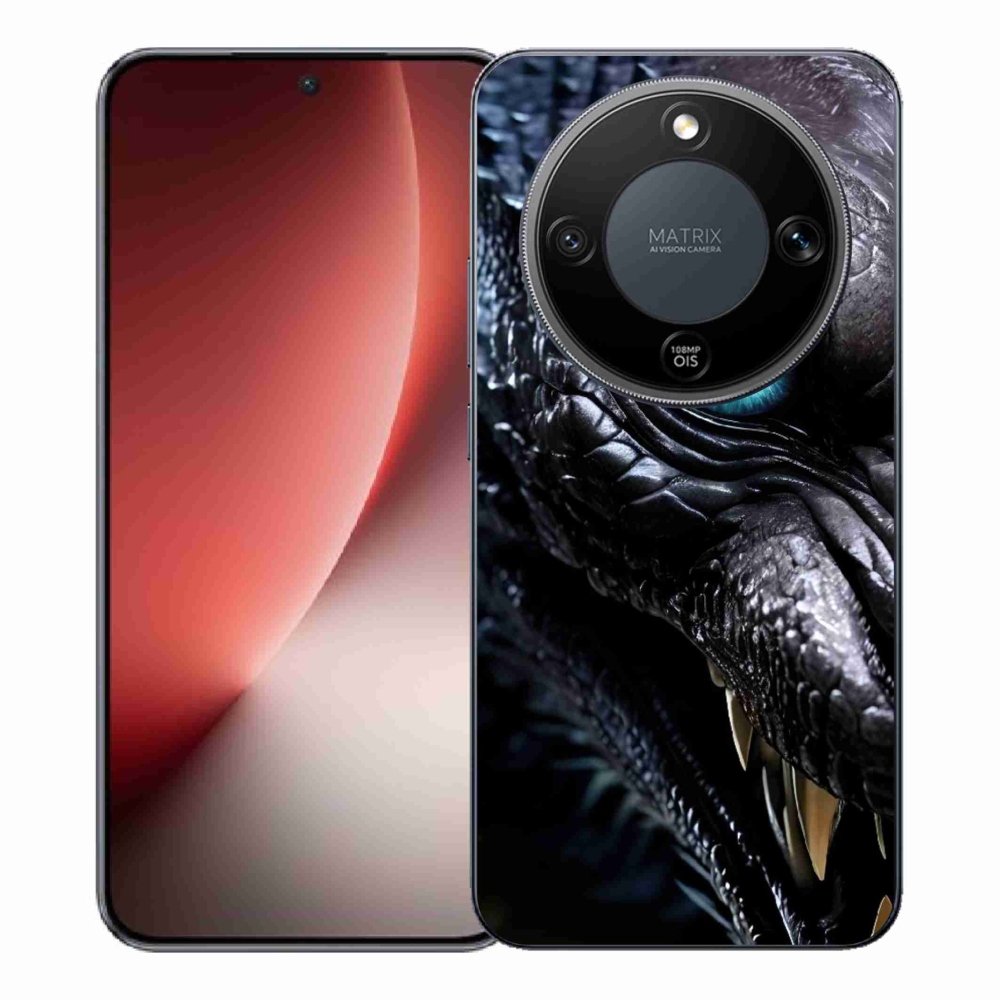 Gelový kryt mmCase na Honor Magic 8 Lite 5G - dračí pohled