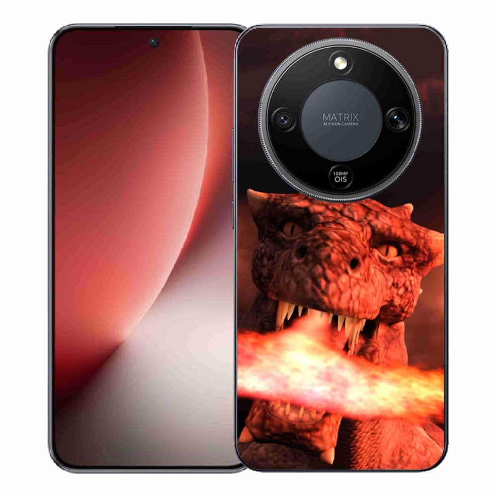 Gelový kryt mmCase na Honor Magic 8 Lite 5G - drak