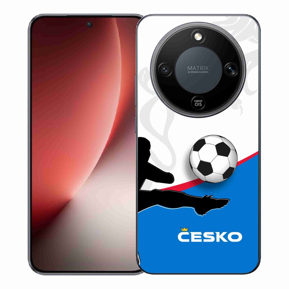 Gelový kryt mmCase na Honor Magic 8 Lite 5G - fotbal Česko 3
