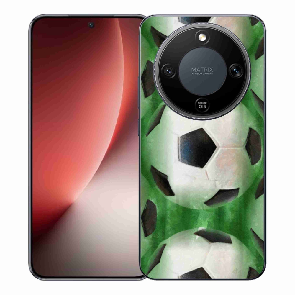 Gelový kryt mmCase na Honor Magic 8 Lite 5G - fotbalový míč
