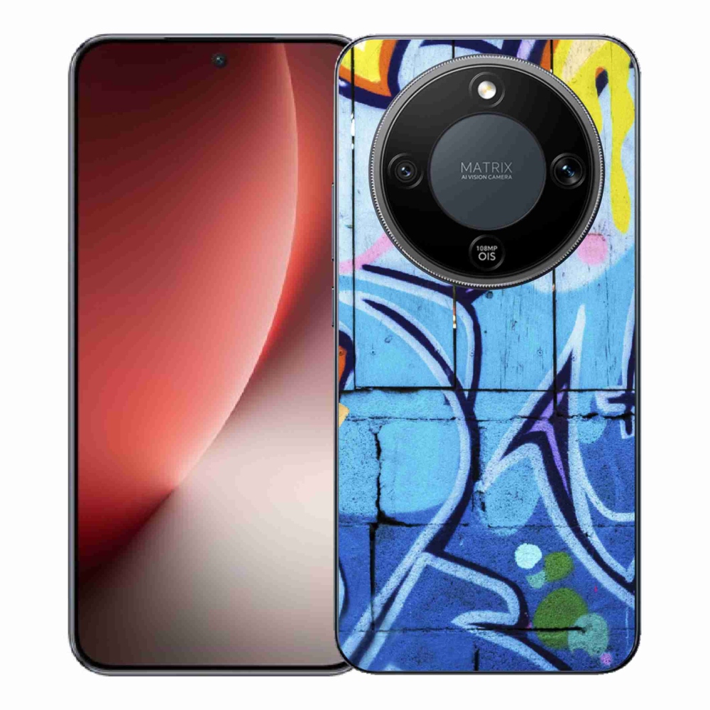 Gelový kryt mmCase na Honor Magic 8 Lite 5G - graffiti