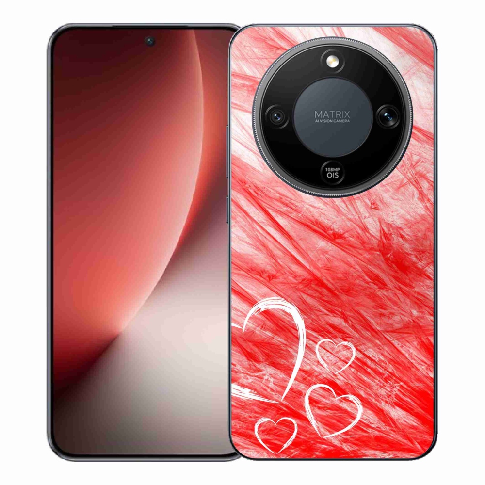 Gelový kryt mmCase na Honor Magic 8 Lite 5G - heart