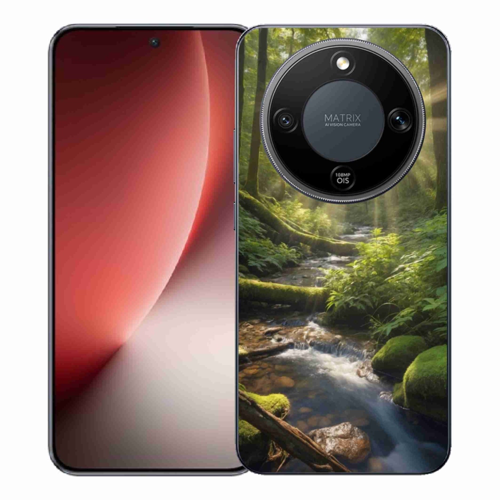 Gelový kryt mmCase na Honor Magic 8 Lite 5G - hlubina lesa