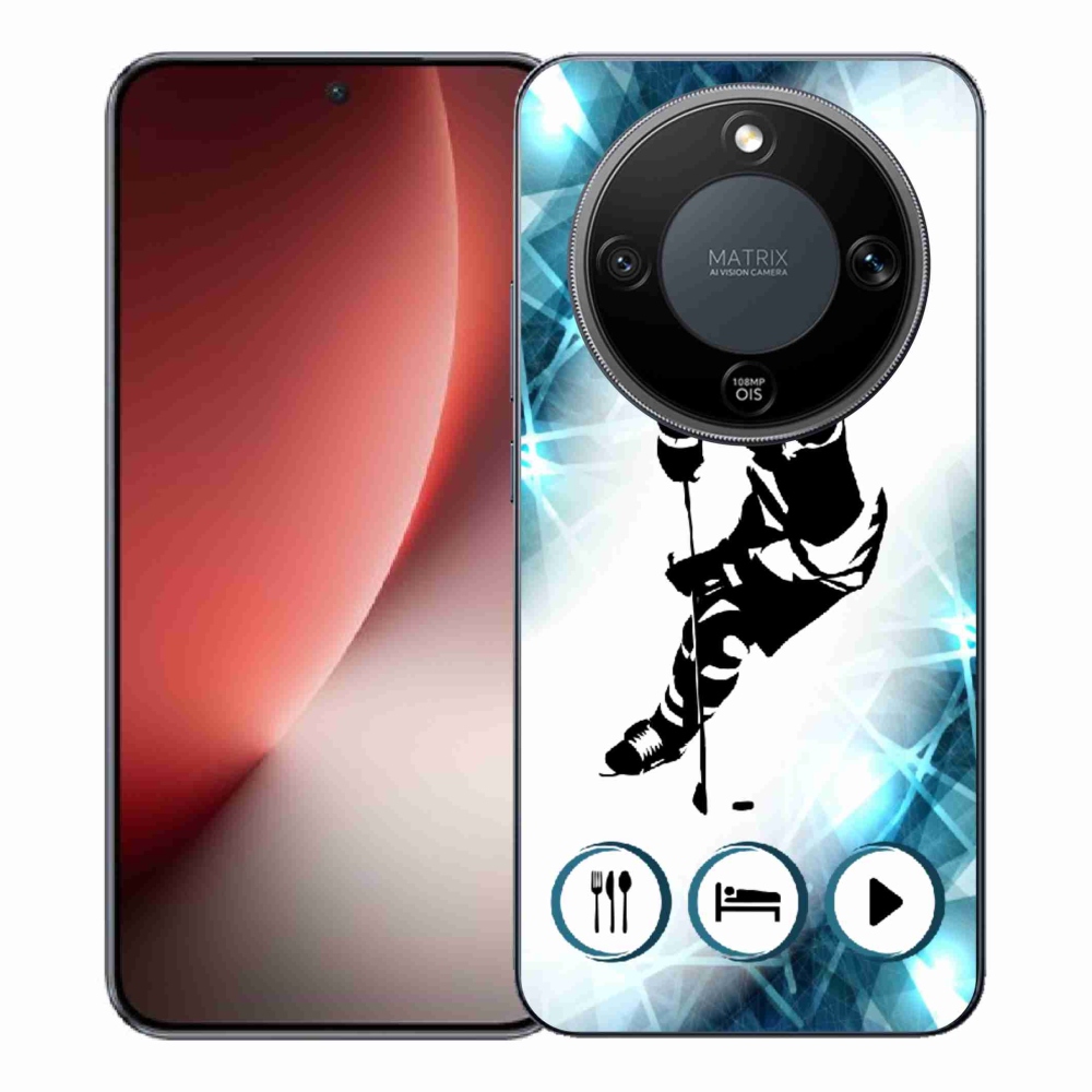Gelový kryt mmCase na Honor Magic 8 Lite 5G - hokej 1