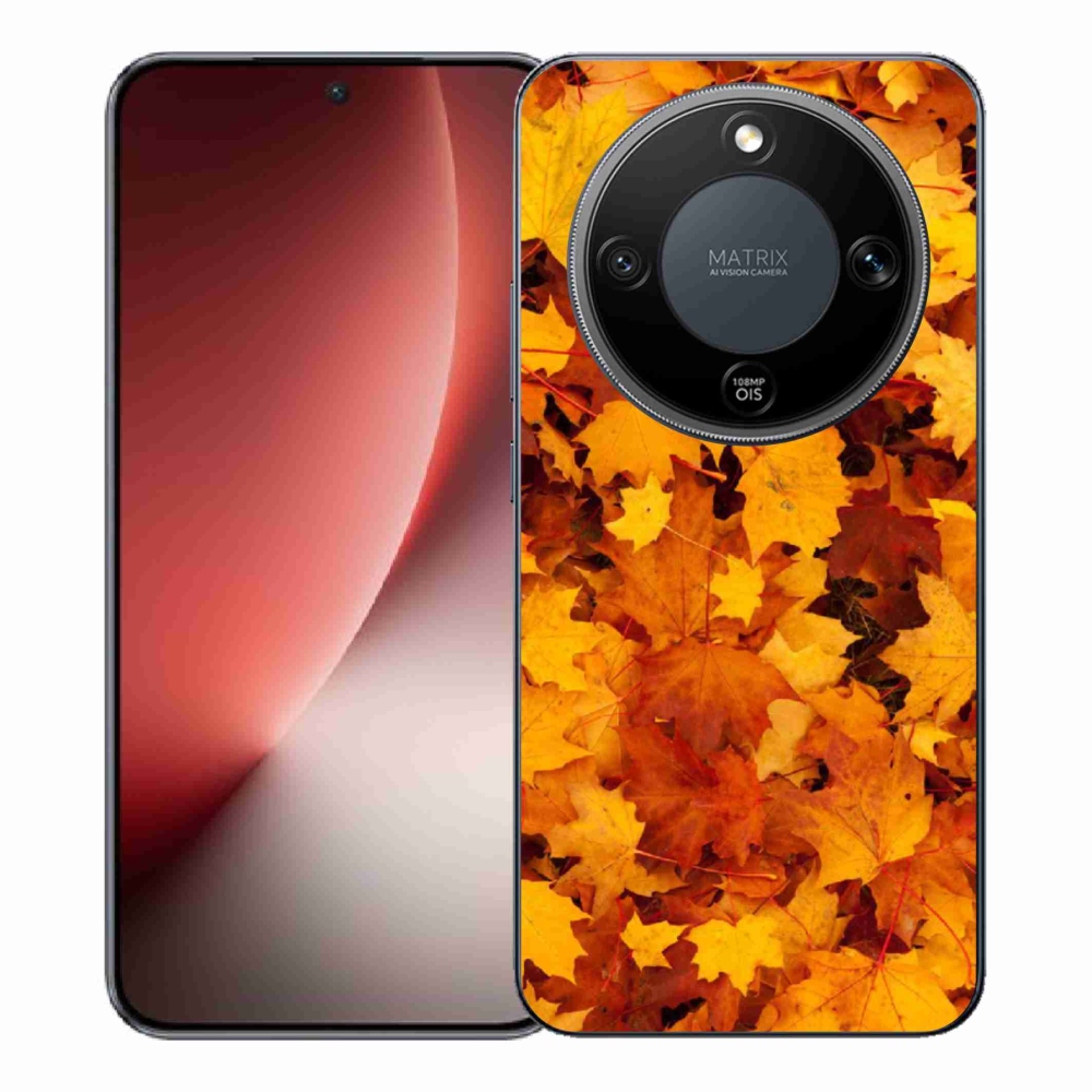 Gelový kryt mmCase na Honor Magic 8 Lite 5G - javorové listy