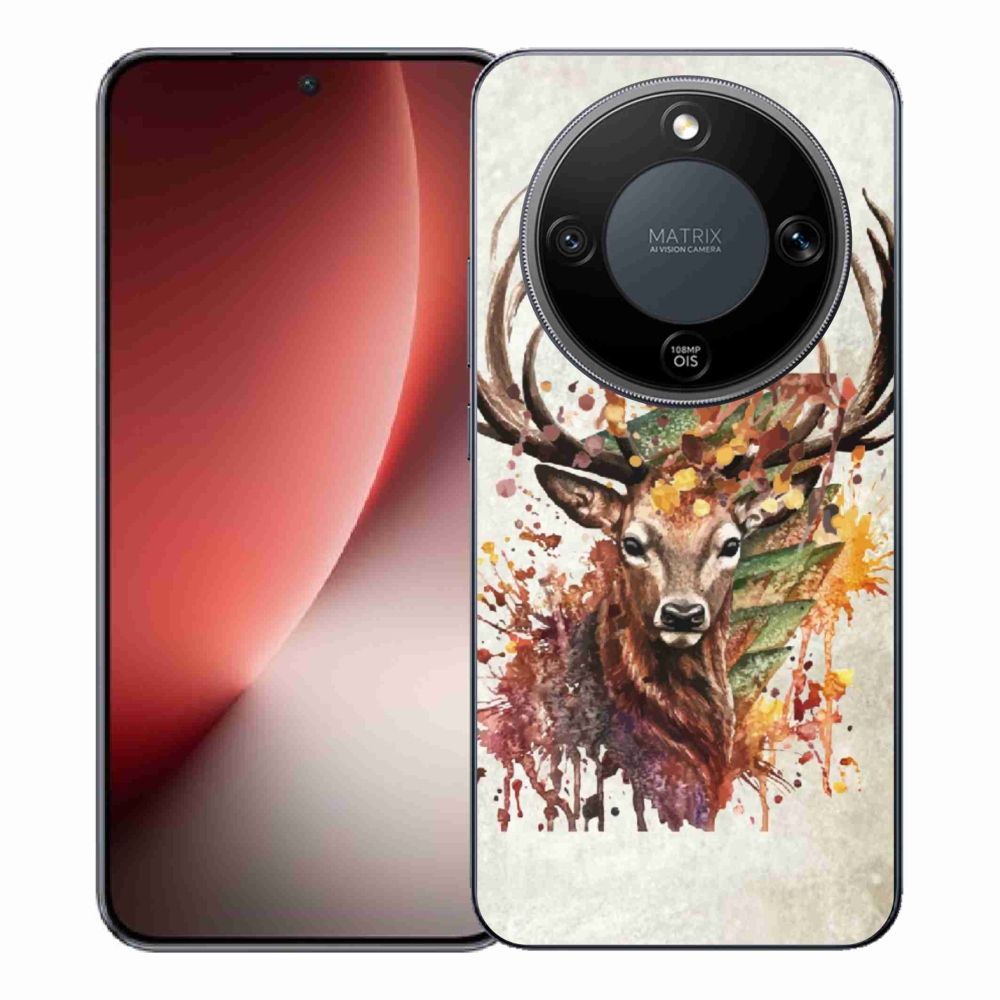 Gelový kryt mmCase na Honor Magic 8 Lite 5G - jelen 1