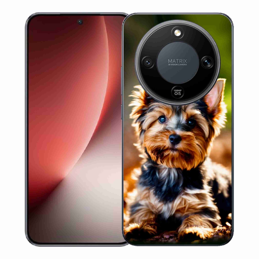 Gelový kryt mmCase na Honor Magic 8 Lite 5G - jorkšír 10