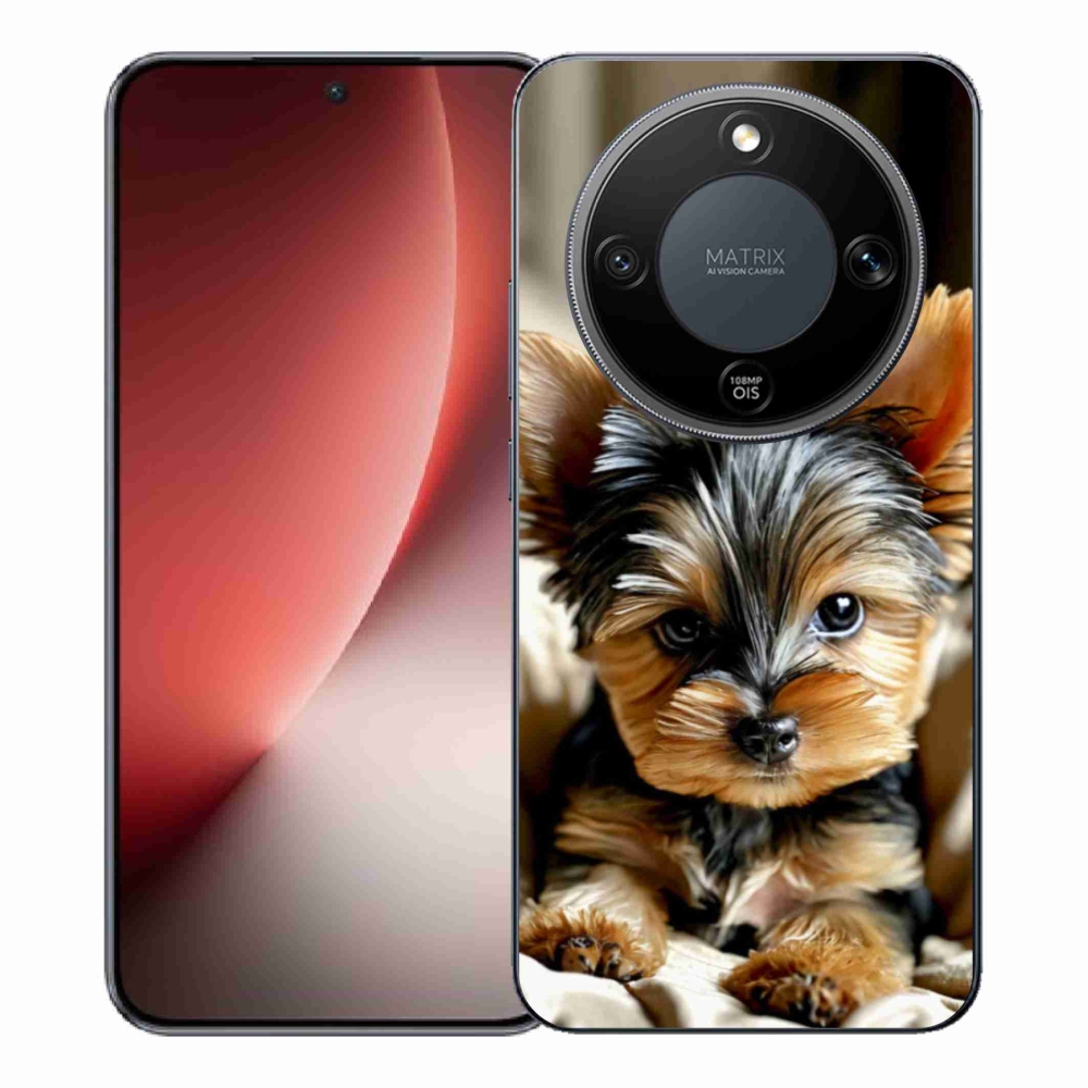 Gelový kryt mmCase na Honor Magic 8 Lite 5G - jorkšír 11