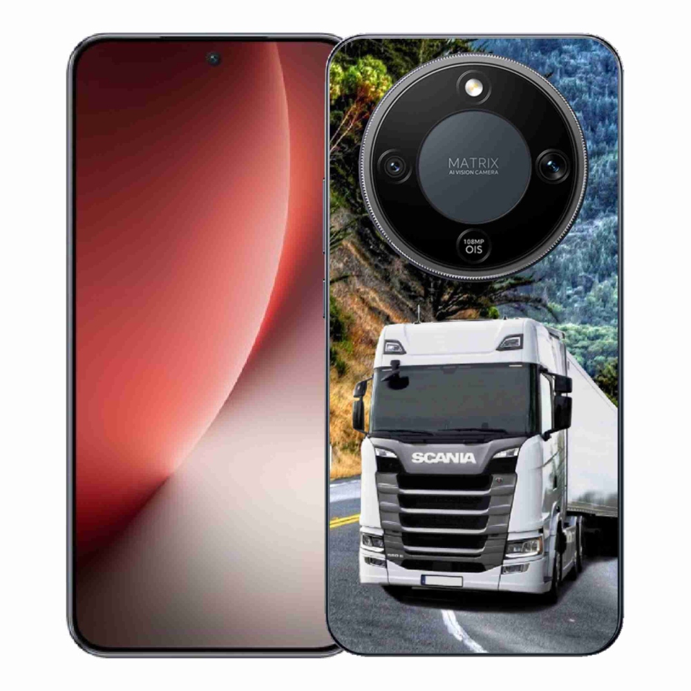 Gelový kryt mmCase na Honor Magic 8 Lite 5G - kamion 1