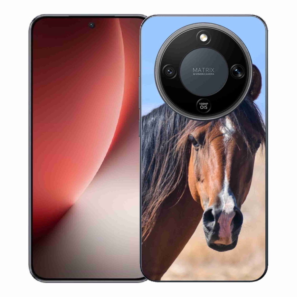 Gelový kryt mmCase na Honor Magic 8 Lite 5G - klidný kůň