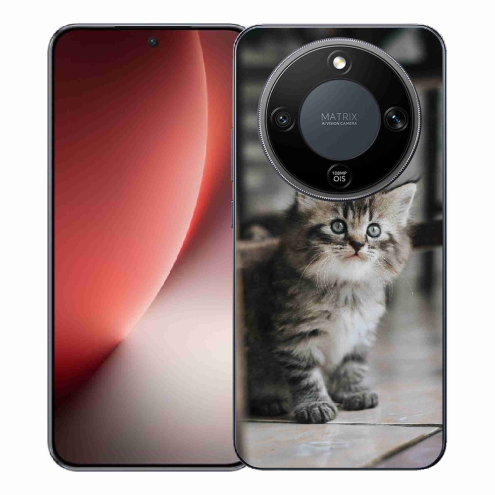 Gelový kryt mmCase na Honor Magic 8 Lite 5G - koťátko