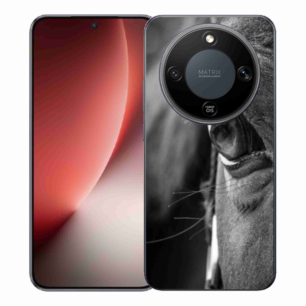 Gelový kryt mmCase na Honor Magic 8 Lite 5G - koňský pohled