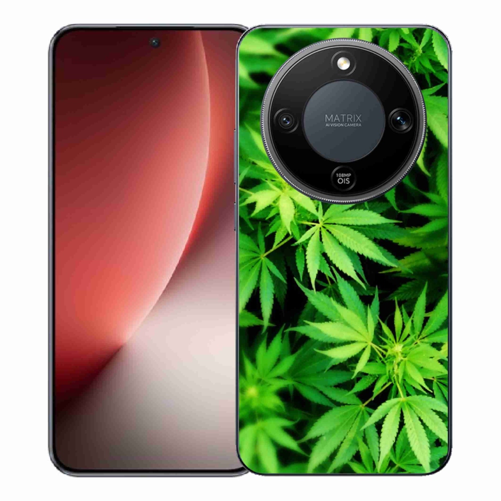 Gelový kryt mmCase na Honor Magic 8 Lite 5G - konopí 3