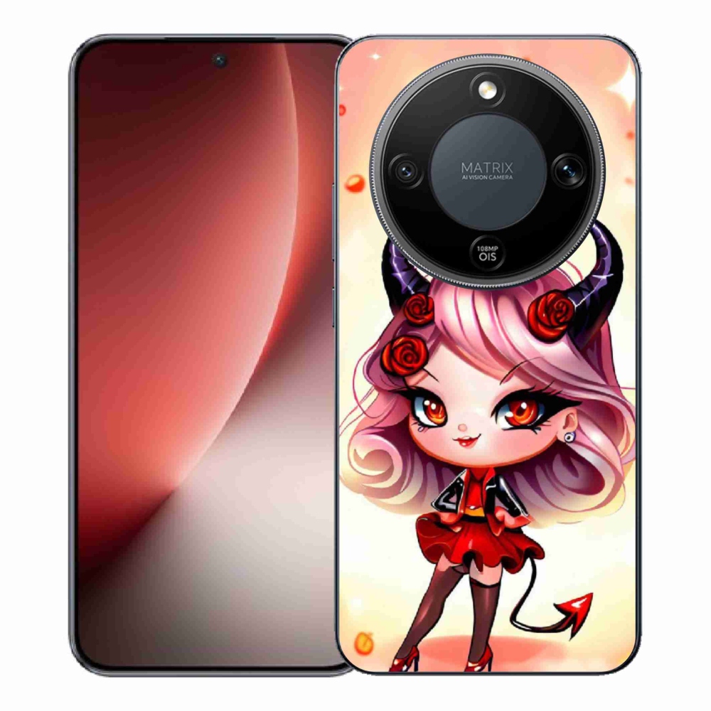 Gelový kryt mmCase na Honor Magic 8 Lite 5G - kreslená čertice