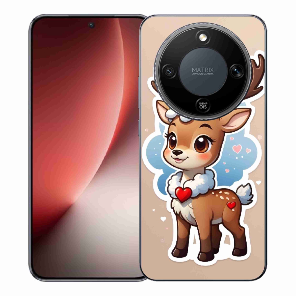 Gelový kryt mmCase na Honor Magic 8 Lite 5G - kreslený sob