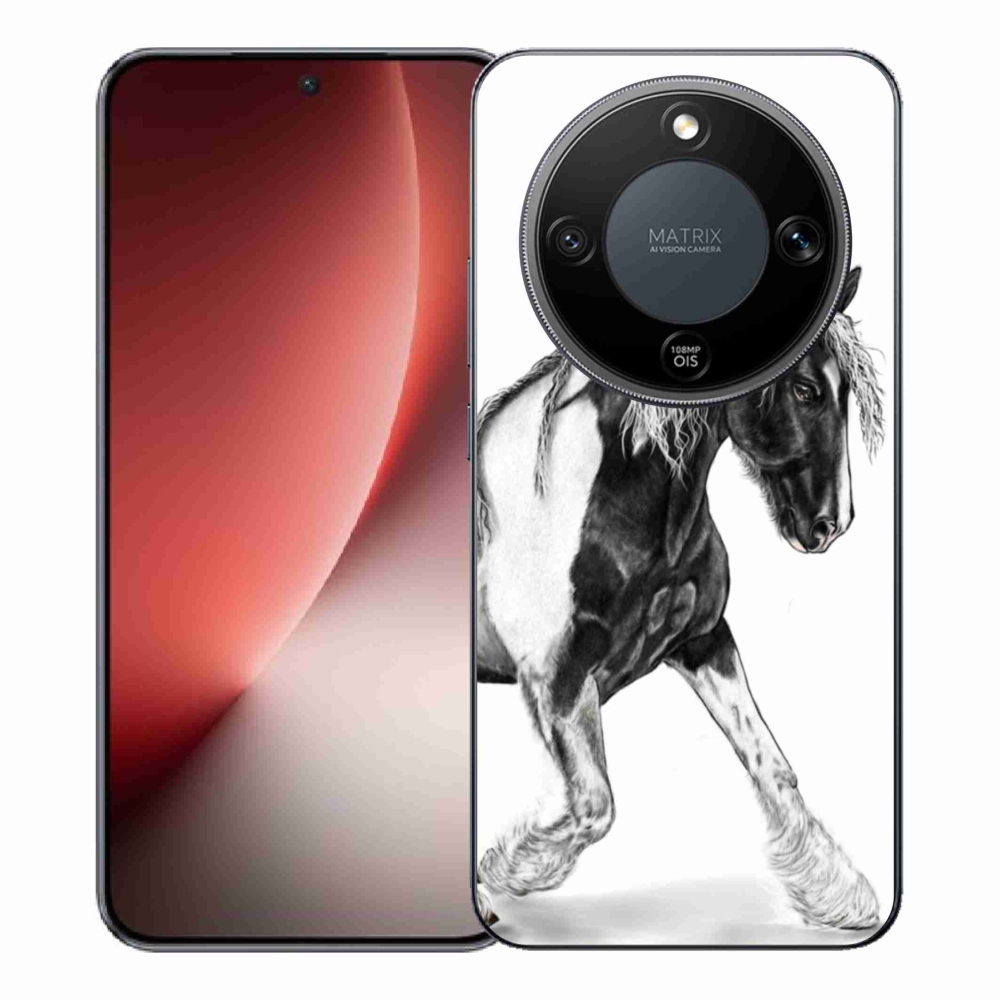 Gelový kryt mmCase na Honor Magic 8 Lite 5G - kůň