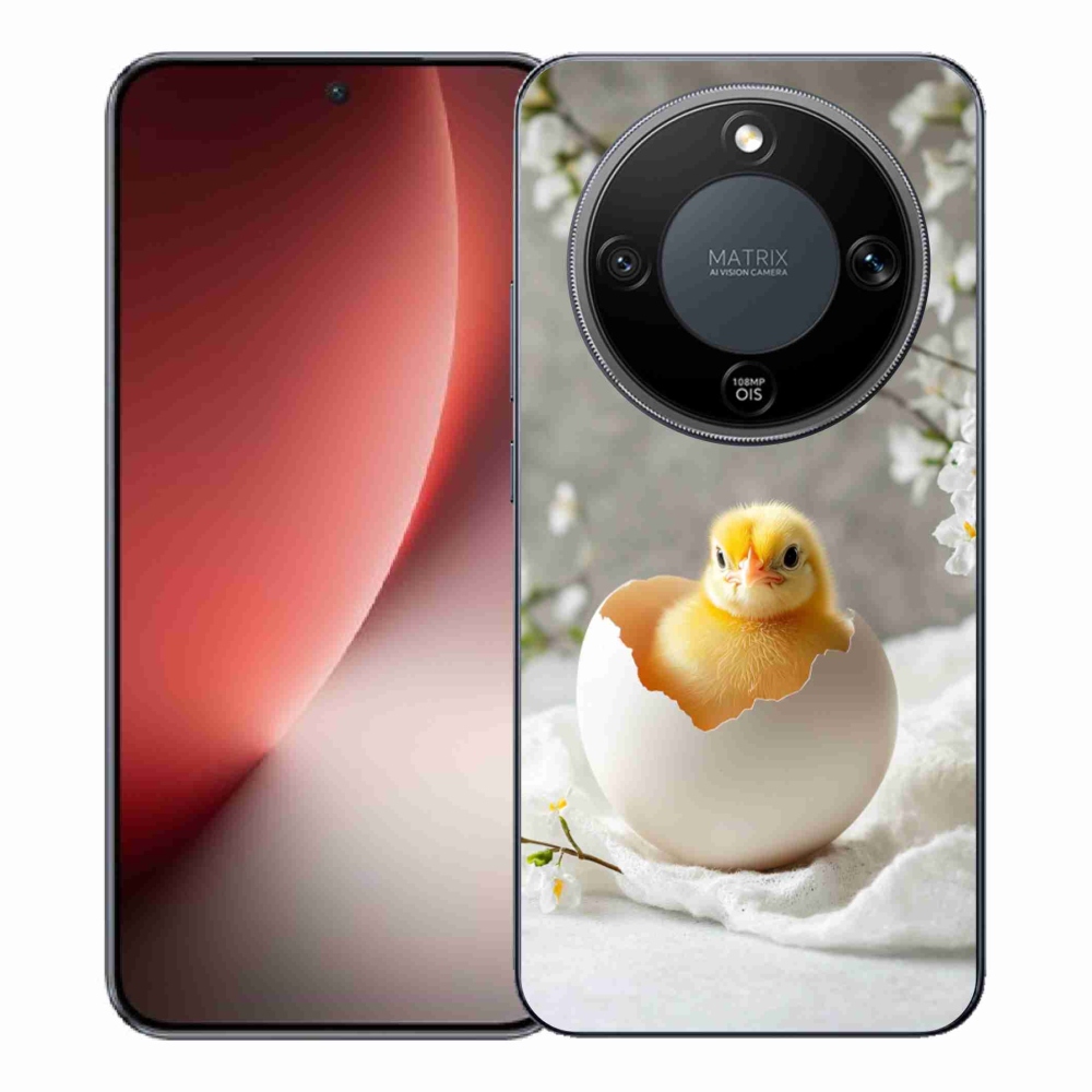 Gelový kryt mmCase na Honor Magic 8 Lite 5G - kuřátko