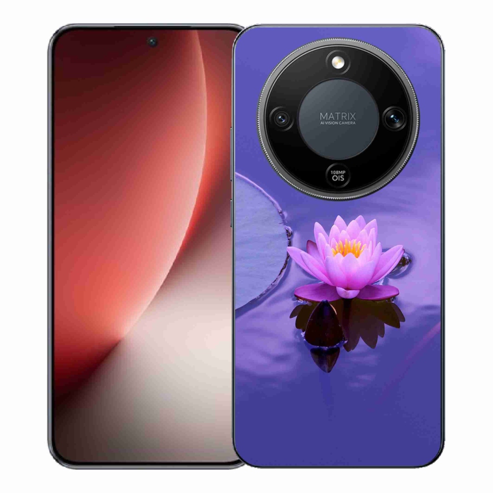 Gelový kryt mmCase na Honor Magic 8 Lite 5G - květ na hladině