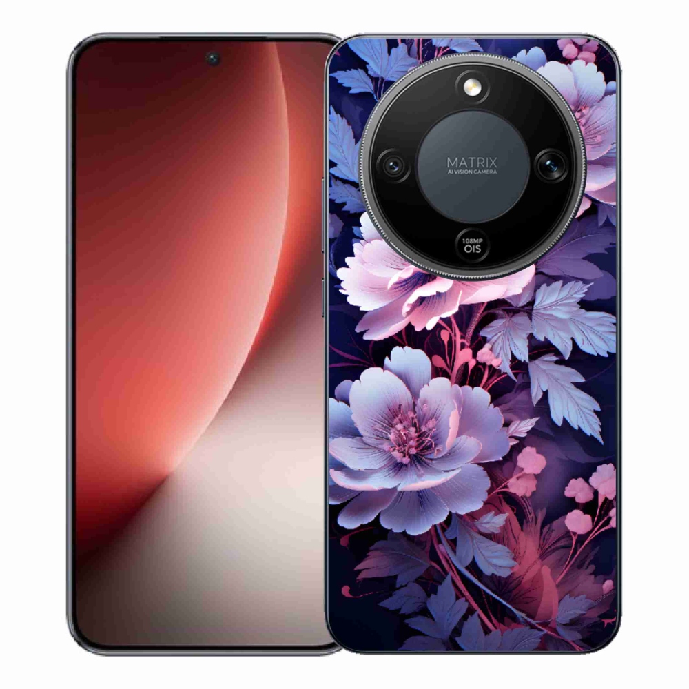 Gelový kryt mmCase na Honor Magic 8 Lite 5G - květiny 11