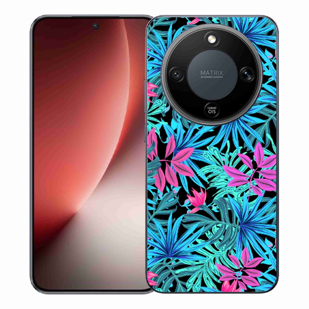 Gelový kryt mmCase na Honor Magic 8 Lite 5G - květiny 3