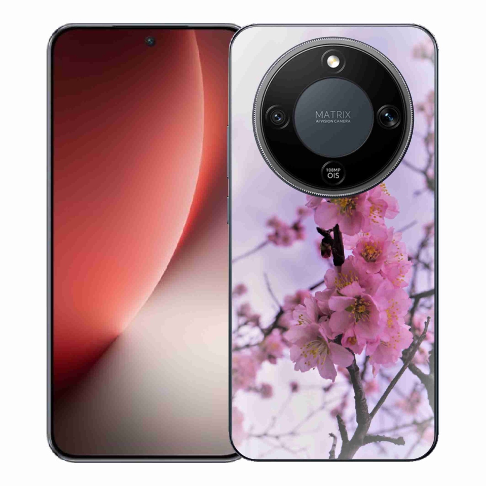 Gelový kryt mmCase na Honor Magic 8 Lite 5G - květiny 7