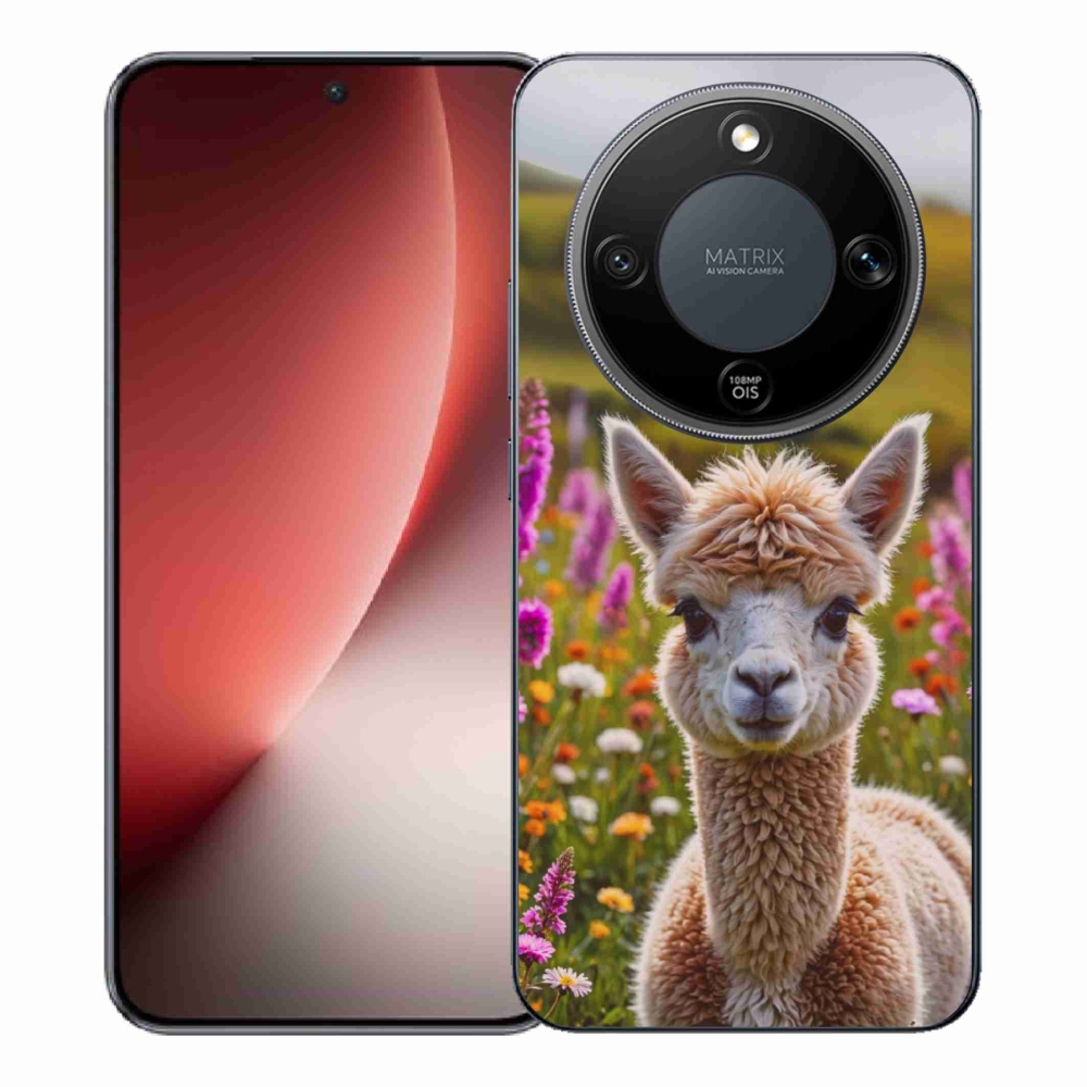 Gelový kryt mmCase na Honor Magic 8 Lite 5G - lama na louce