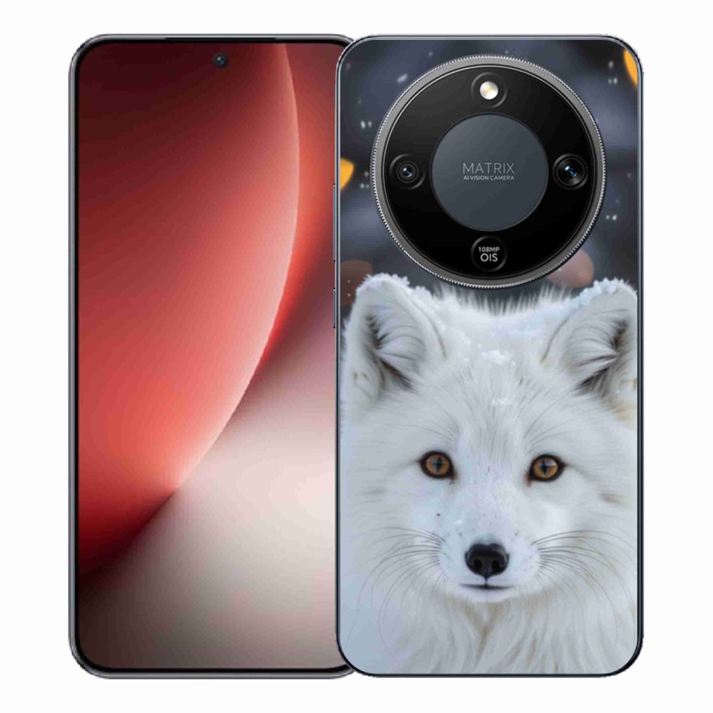 Gelový kryt mmCase na Honor Magic 8 Lite 5G - liška polární