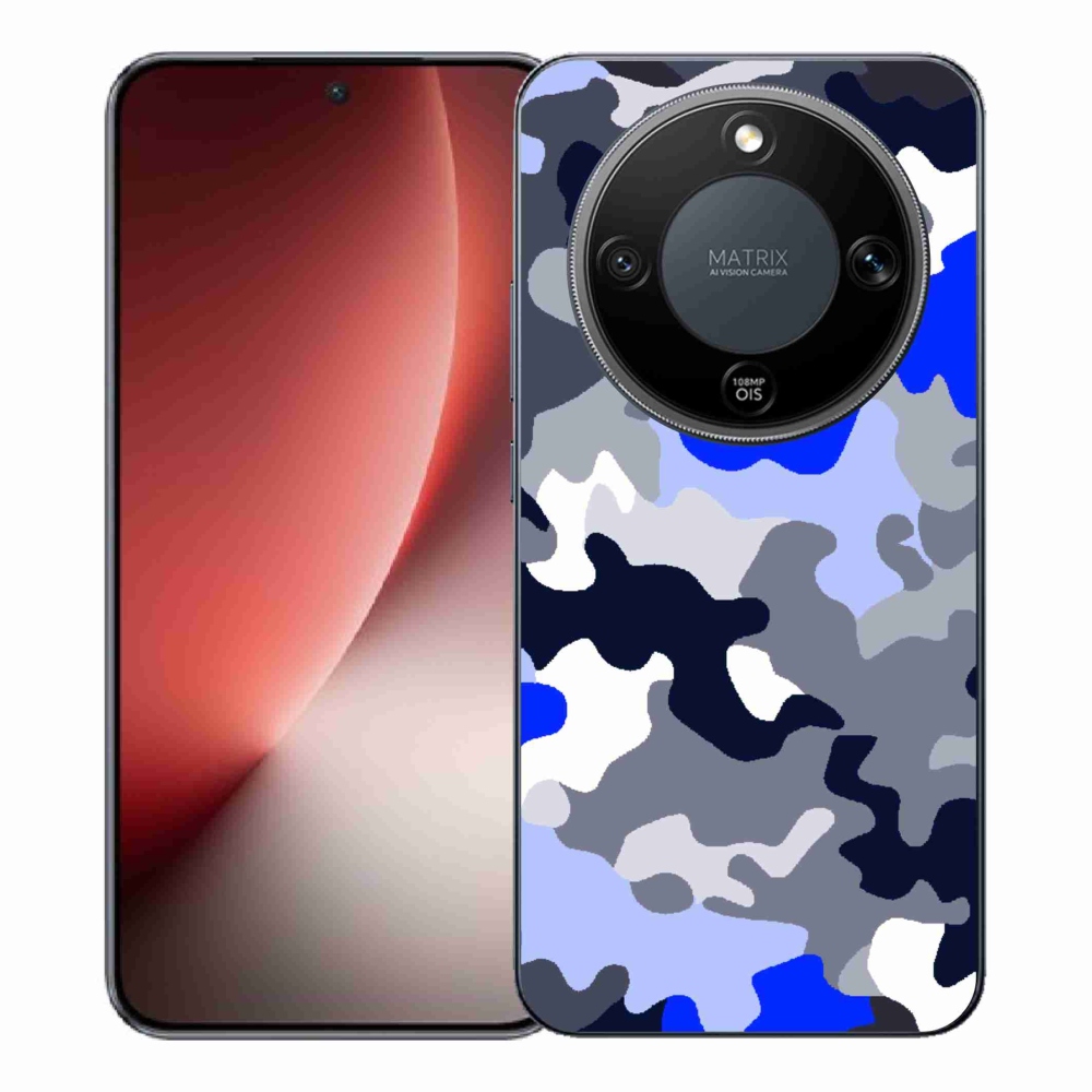 Gelový kryt mmCase na Honor Magic 8 Lite 5G - maskáčový vzor 8