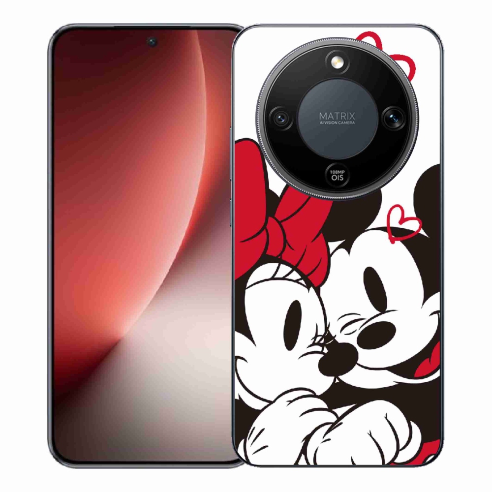 Gelový kryt mmCase na Honor Magic 8 Lite 5G - minnie a mickey