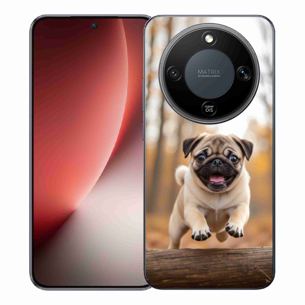 Gelový kryt mmCase na Honor Magic 8 Lite 5G - mops 2