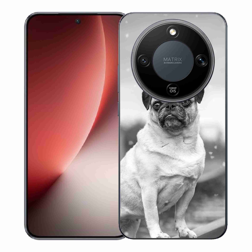 Gelový kryt mmCase na Honor Magic 8 Lite 5G - mops