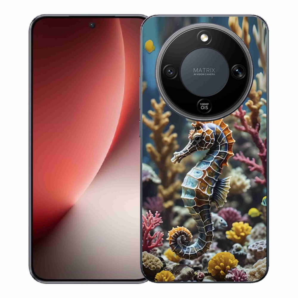 Gelový kryt mmCase na Honor Magic 8 Lite 5G - mořský koník 2
