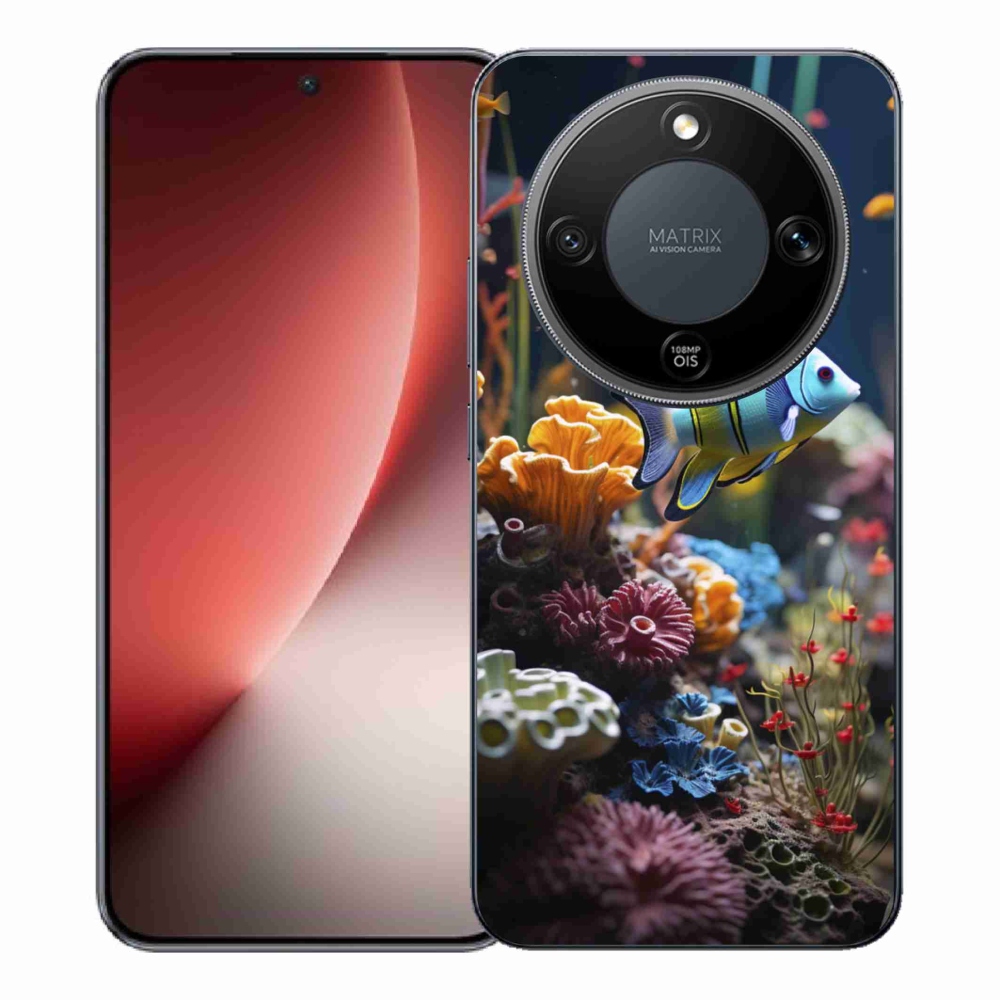 Gelový kryt mmCase na Honor Magic 8 Lite 5G - mořský svět 5