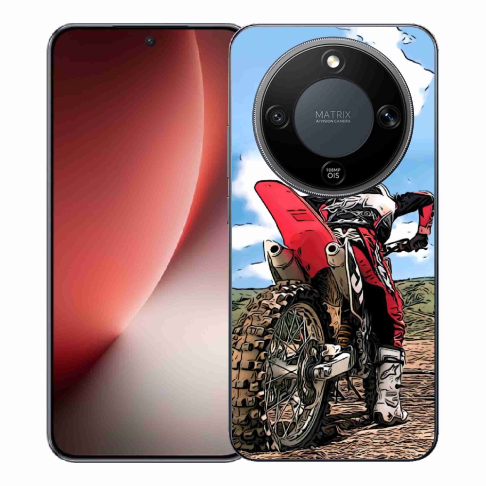 Gelový kryt mmCase na Honor Magic 8 Lite 5G - moto
