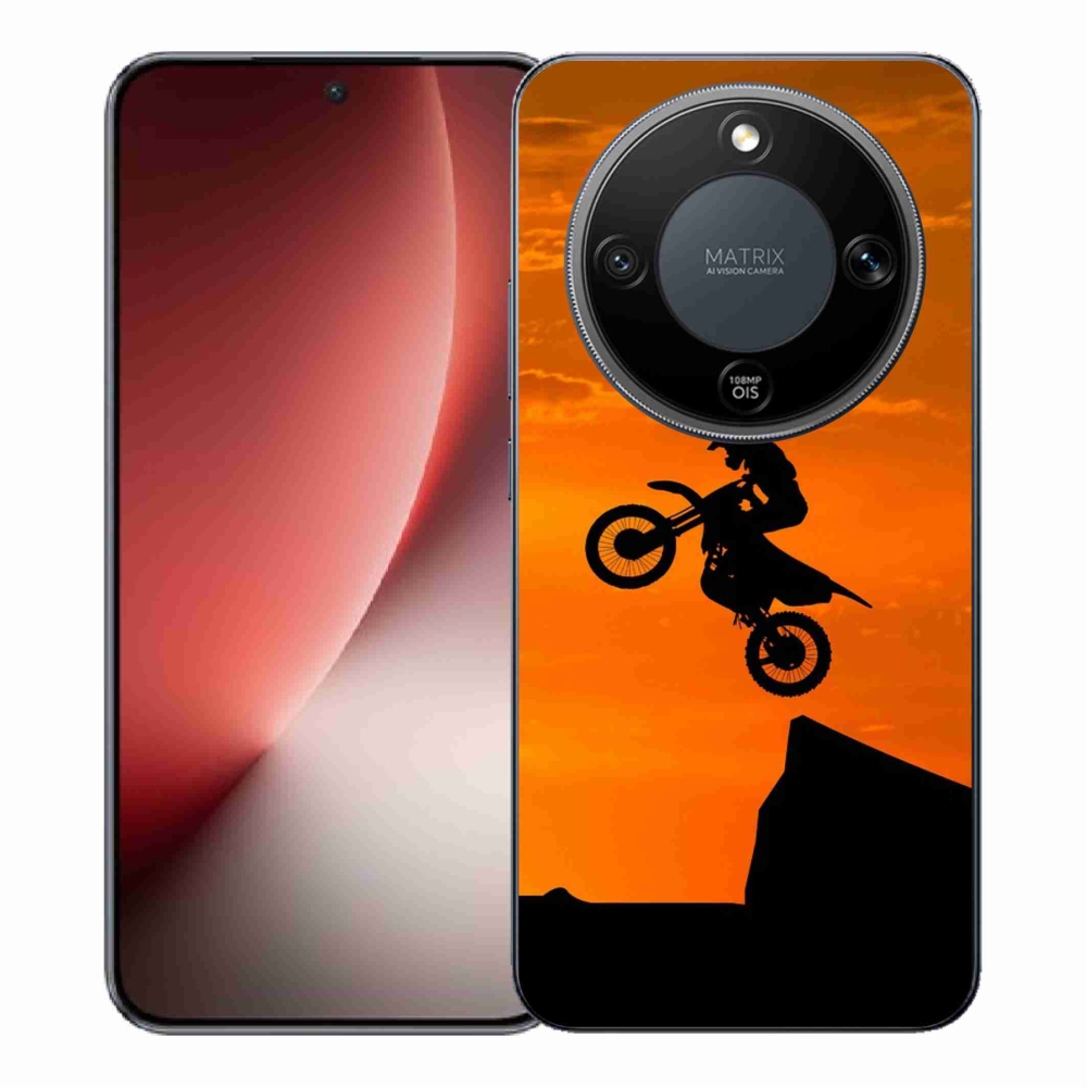 Gelový kryt mmCase na Honor Magic 8 Lite 5G - motocross