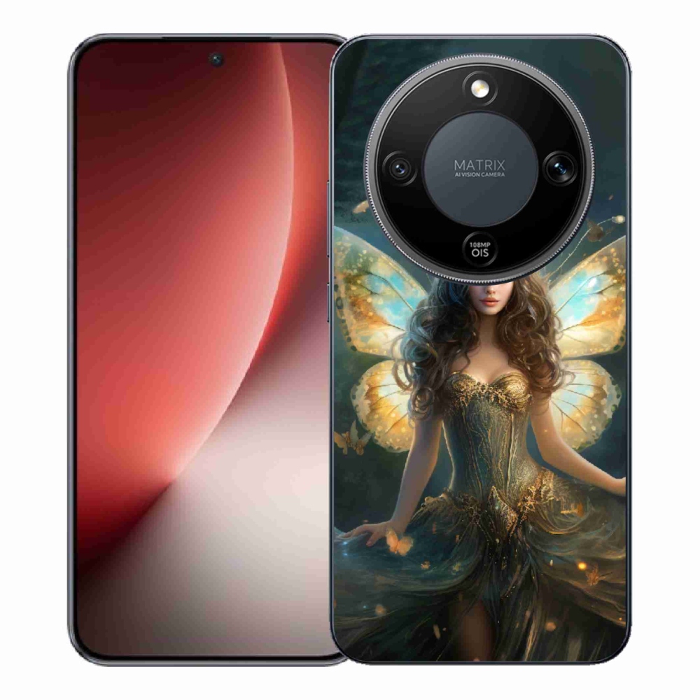 Gelový kryt mmCase na Honor Magic 8 Lite 5G - motýlí žena